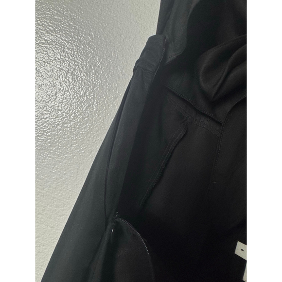 VETTA Black Square Neck Apron Jumpsuit Size 6 - Picture 6 of 7